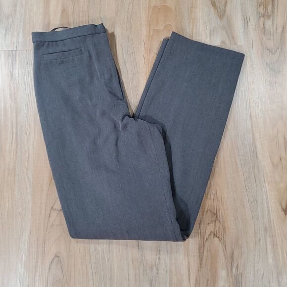 🔺️Dialogue Gray Tall Dressy Trousers Tall Size 6/28 - Picture 1 of 8